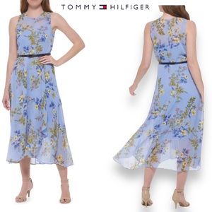 Tommy Hilfiger Preppy Floral Midi Dress boho